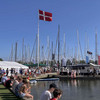 Blick auf das Dyvig Hafenfest