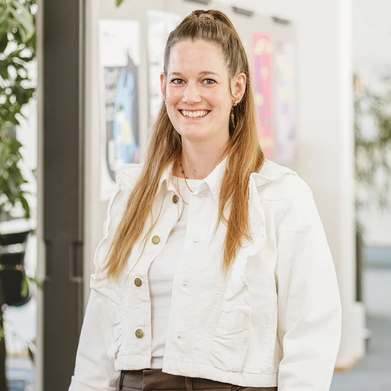Daniela Gerckens Porträt von HOCHZWEI-Mitarbeiterin Daniela Gerckens
